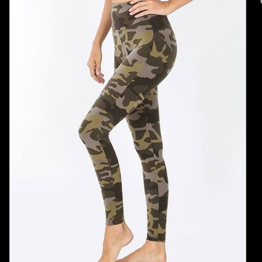 ZENANA CAMOFLAUGE LEGGINGS